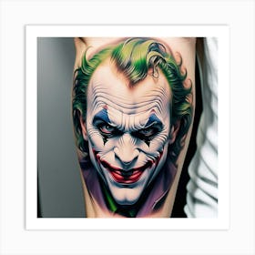 Joker Tattoo 27 Art Print