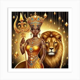 Egyptian Goddess 1 Art Print