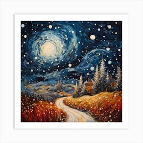 Christmas Canvas Echo Art Print