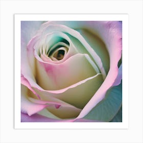 Pastel Rose Art Print