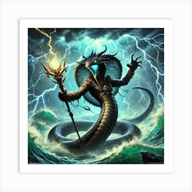 Rakal Tempest Of The Seas Art Print