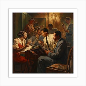 Jazz Musicians 1 Art Print