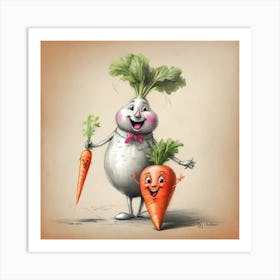 Carrots 6 Art Print