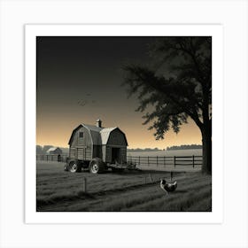 Barn In The Country Art Print