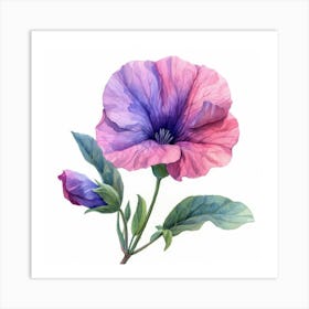 Watercolor Flower 1 Art Print