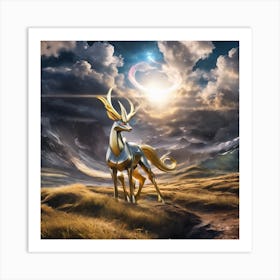 Pokemon Deer Art Print