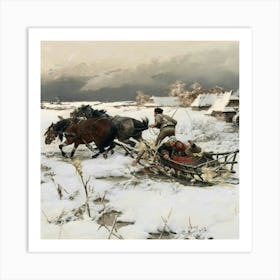 Sleigh 2 6 Art Print