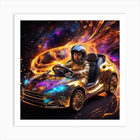 Futuristic Space Toy Art Print