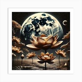 Lotus Flower 153 Art Print