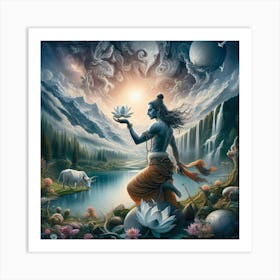 Lord Shiva 1 Art Print