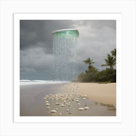 Lloviendo Piedras Art Print