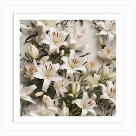 Lilies 5 Art Print