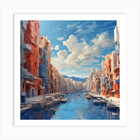 City In The Sky Art Print