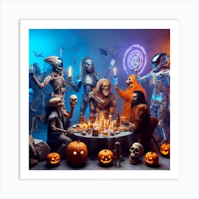 Halloween Party 28 Art Print