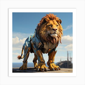 Lion Of The Apocalypse Art Print