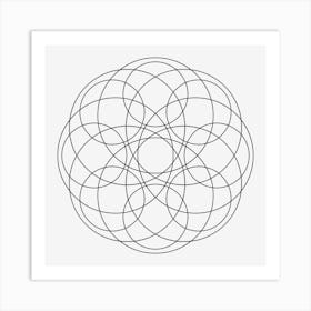 Circle Mandala 06 Art Print