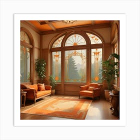 Deco Living Room 41 Art Print