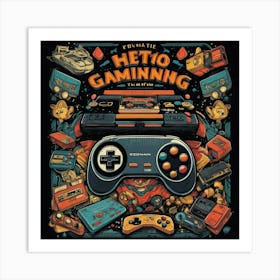 Net 10 Gaming Art Print