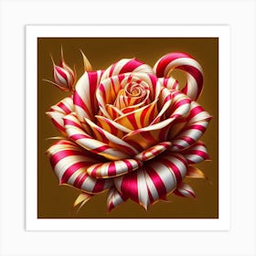 Candy Rose 1 Art Print