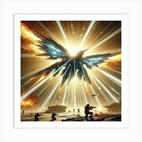 Solar Flare Cloak Art Print