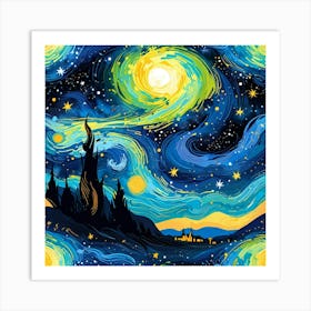 Starry Night 67 Art Print