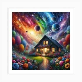 House In The Sky 1 Art Print