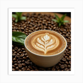 Coffee Latte Art 39 Art Print