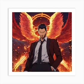 Lucifer Fan Art (Netflix) Art Print