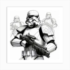 Stormtrooper 40 Art Print