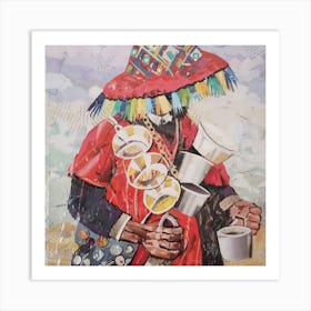 Water Seller Man Art Print