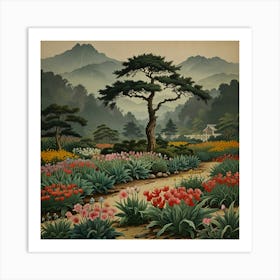 Default The Garden Of Morning Calm 1 South Korea Vintage Botan 2 Art Print