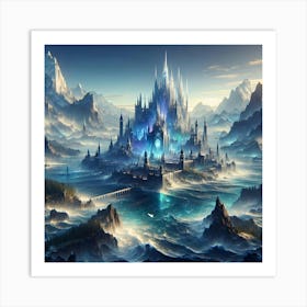 A cristall castle Art Print