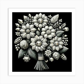 Bouquet Of Flowers 9 Art Print