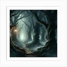 Dark Forest 1 Art Print