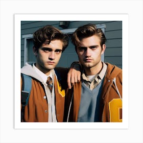 Two Young Men Art Print