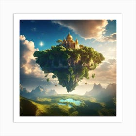 Island In The Sky 2 Art Print