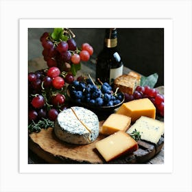 Cheese Platter 2 Art Print