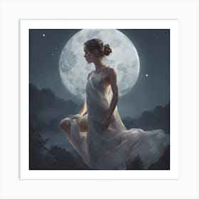 Full Moon Art Print