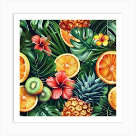 Tropical Fusion (3) Art Print