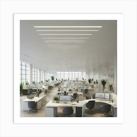 Modern Office Space Art Print