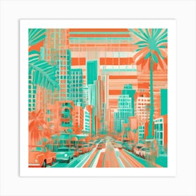 The Dynamic Spirit Of Miami's Street, Visualize A Kaleidoscope Of Warm Past, 109 Art Print