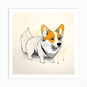 Corgi 29 Art Print