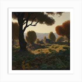 Autumn Forest 14 Art Print