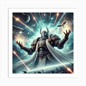 Commander Celestus Celestial Command Art Print