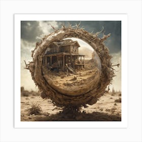 House In The Desert 6 Art Print