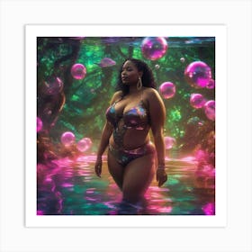 Woman In A Bikini 1 Art Print