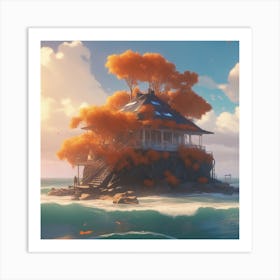 Island In The Sky Art Print