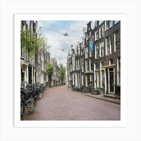 Street In Amsterdam Art Print