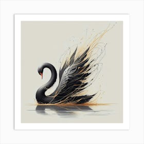 Black Swan 3 Art Print