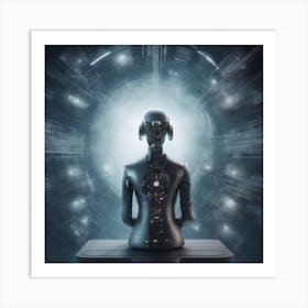 Futuristic Mannequin Art Print